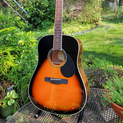Samick GD100SVS vintage sunburst deluxe dreadnought acoustic, great guitar! for sale