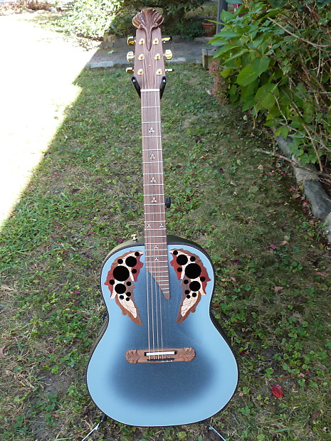 Adamas Ovation 1687 gt-8 blue | Reverb