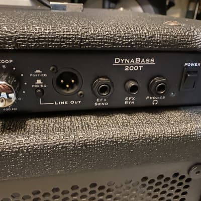 Traynor Dynabass 200T Bass Amp 2X10 Black image 3