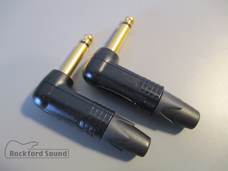 Neutrik NP2RX-B & NP2RX-B Gold-plated ¼” Plug Set – Right | Reverb UK