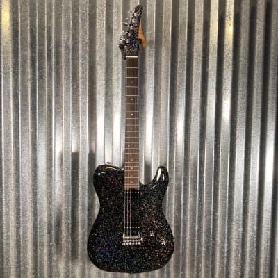 Musi Virgo Fusion Telecaster HH Deluxe Tremolo Andromeda Metal Flake Guitar #0846 Used image 2