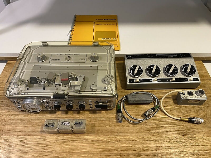 Nagra 4.2 Kudelski Reel to Reel Tape Recorder & Mixer BM II Manual 3 x NEW  Heads