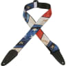 Levy's MDP-US, 2" Printed Polyester Guitar/Bass Strap - USA Flag