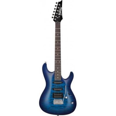 IBANEZ GSA60QA-TBB E-Gitarre, transparent blue burst for sale