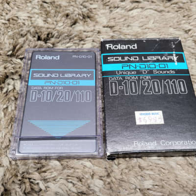 Roland PN-D10-01 Sound Library Unique "D" Sounds Data Rom for D-10/20/110 - Black/Blue