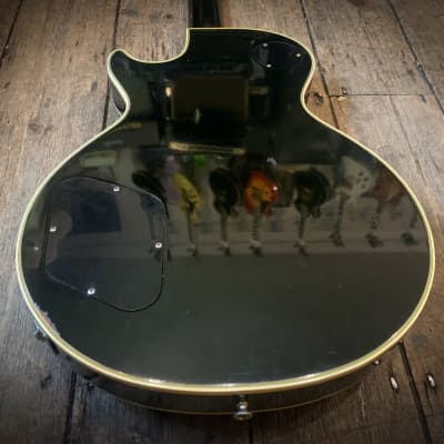 1958 Gibson Les Paul Custom, Ebony Black & Original Hard shell case image 6