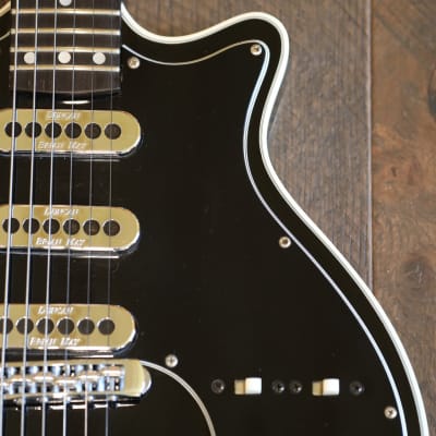 Case Queen! Guild BM-01 Pro Brian May Signature Electric Guitar Black + OHSC image 6