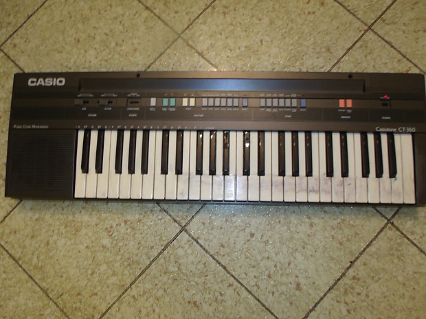 vintage Casio casiotone CT 360 keyboard Reverb