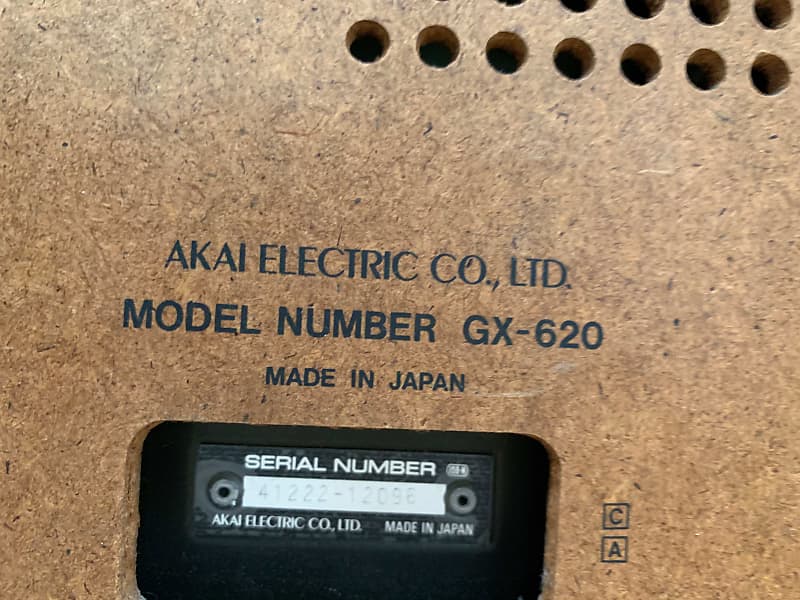 Akai GX 620 reel-to-reel tape recorder. Classic Vintage. Fully