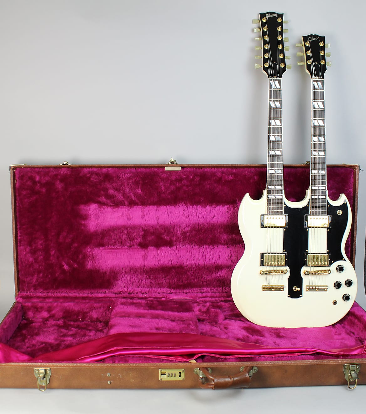 1999 Gibson  EDS-1275 Double Neck Electric Guitar White w/OHSC USA image 1