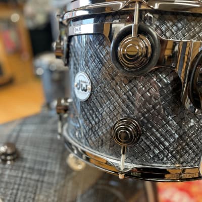 DW Collector's Series Pure Maple 24"/13"/16" Shell Pack in Grey Crystal image 4