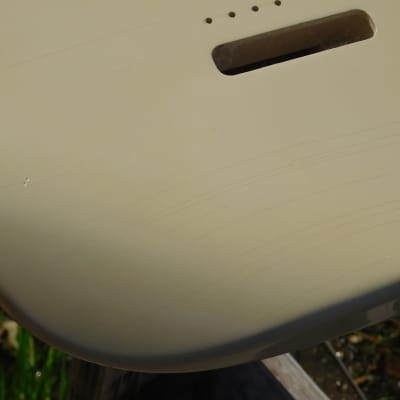 4lbs 4oz BloomDoom Nitro Lacquer Aged Relic Desert Sand S-Style Custom Guitar Body image 4