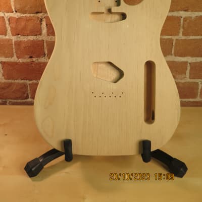 Aftermarket Tele-style guitar body 2022 - Natural image 1