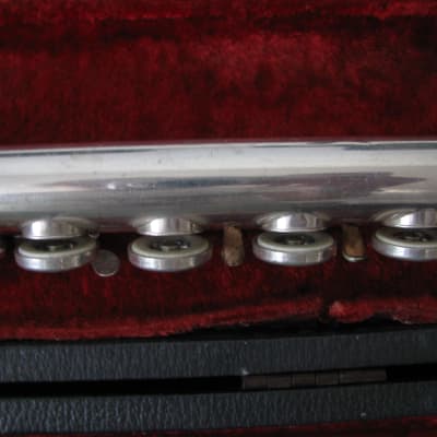 DeFord Flute, Silver plated, Used -looks good, needs work image 7