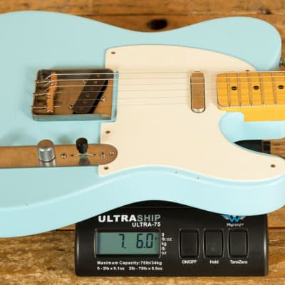 Nash Guitars - T57 | Sonic Blue Light Aged | Reverb