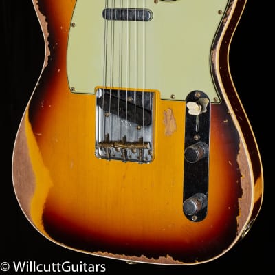 Fender Custom Shop LTD 1960 Telecaster Custom Heavy Relic Chocolate 3-Color Sunburst (701) image 1