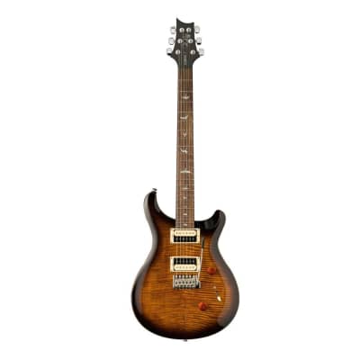 PRS SE Custom 24 Electric Guitar - Black Gold Sunburst image 1