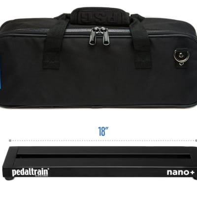 Pedaltrain PT-NPL-SC Nano+ Compact Pedalboard with Soft Case image 1