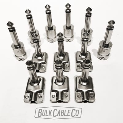 SquarePlug SP500 Right Angle & SPS5 Straight Connector Set - 6 SP500 Pancakes & 6 SPS5 ST Plugs