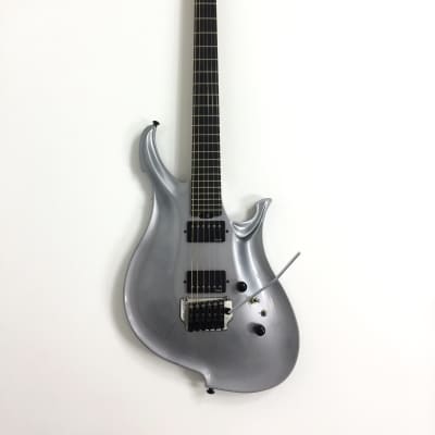 KOLOSS GT690MN3SV Silver Aluminum Body Roasted Maple Neck Electric Guitar + Bag for sale