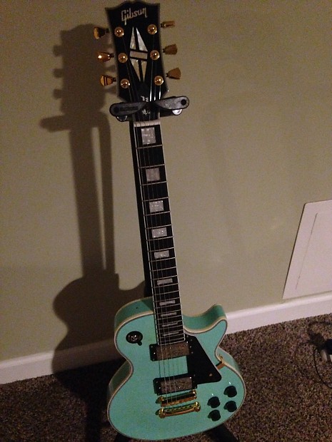 Gibson (Chinese) Les Paul Custom Kerry Green Jimmy Page Wiring image 1
