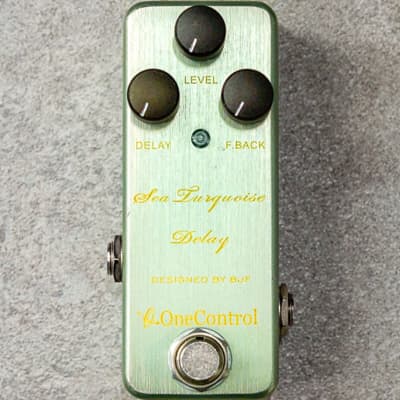 Reverb.com listing, price, conditions, and images for one-control-sea-turquoise-delay