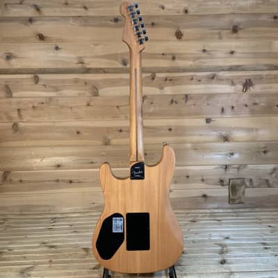 Fender American Acoustasonic Stratocaster Acoustic Guitar - Transparent Sonic Blue image 5