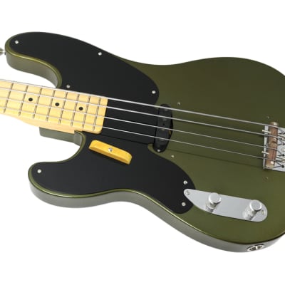 Fender Custom Shop Vintage Custom 1951 Precision Bass NOS Aged Olive Drab Lefty image 1