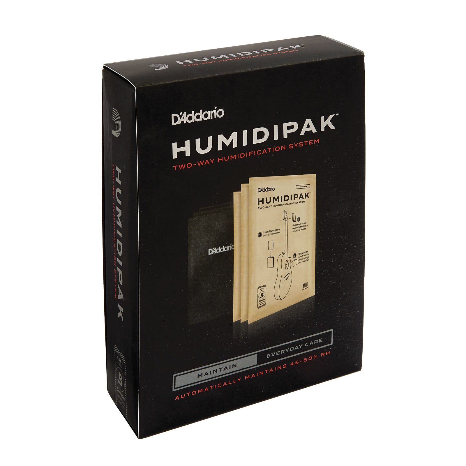 D'Addario Humidipak Maintain Automatic Humidity Control System (for guitar)