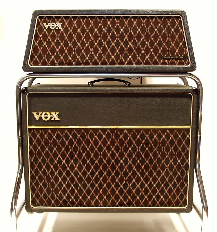 Vox AC-30 Super Reverb Twin Top Boost 3-Channel 30-Watt 2x12" Piggyback Guitar Amp 1964 - 1967 image 1