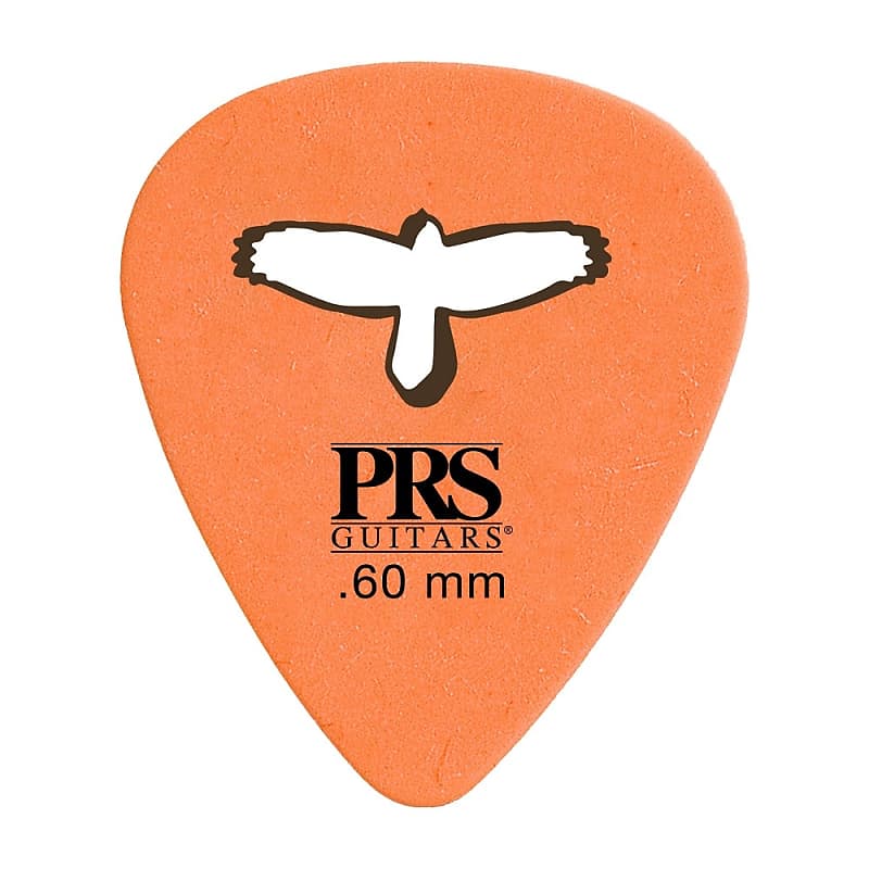 PRS Delrin Punch Picks-  Orange (0.60mm) - 72 Pack image 1
