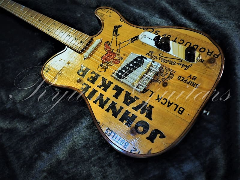 Walla Walla Guitar Company Maverick Vintage wood Johnnie Walker 2017 image 1
