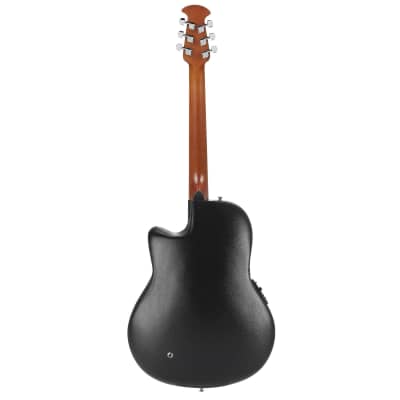 Ovation Celebrity Traditional Plus E-Acoustic Guitar CS24P-FMYR, CS/Mid/Cutaway, Flamed Myrtlewood Burst image 2