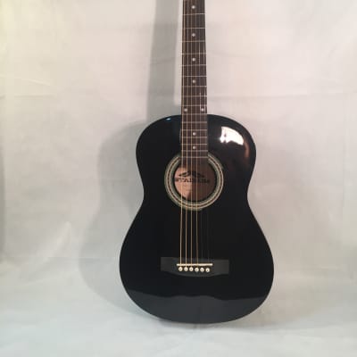 Stadium Acoustic Guitar-Parlor Size-36"-Black Finish-Includes Shop Setup! image 1