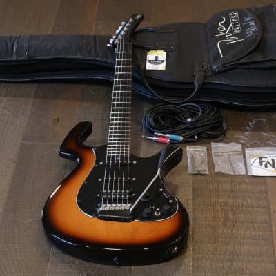 Parker NiteFly Electric Guitar Tobacco Burst HSS + OGB (6750) for sale