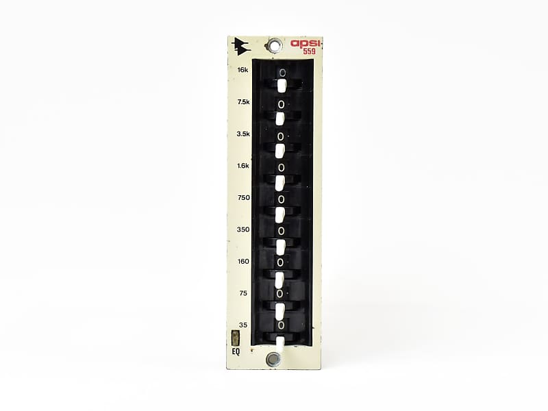 apsi(api) 559 Graphic Equalizer with one A61 Op-amp 1 | Reverb