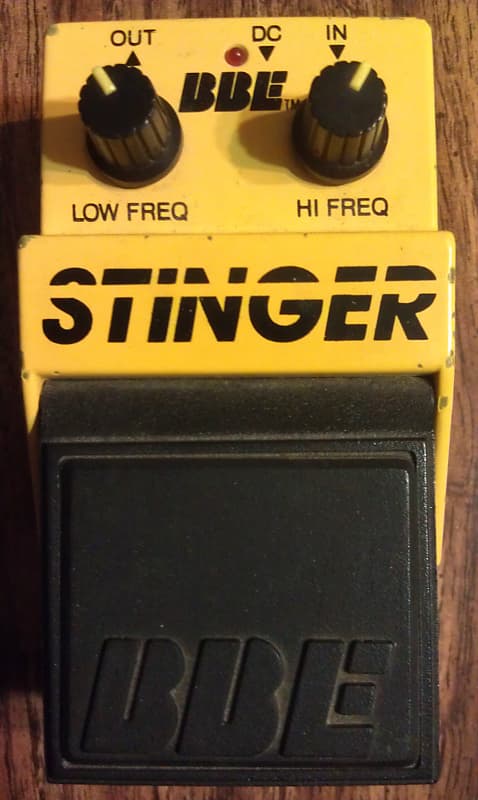 BBE  Stinger Model 601 Clean Bass / Treble Boost Vintage Pedal RARE image 1
