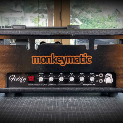 2021 Monkeymatic Fiddy 800 #4 -- custom 50 watt, single channel, hand wired, all tube guitar amp image 1