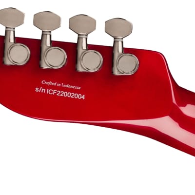 Fender Special Edition Custom Telecaster Electric Guitar FMT HH, Laurel FB, Crimson Red Transparent image 7