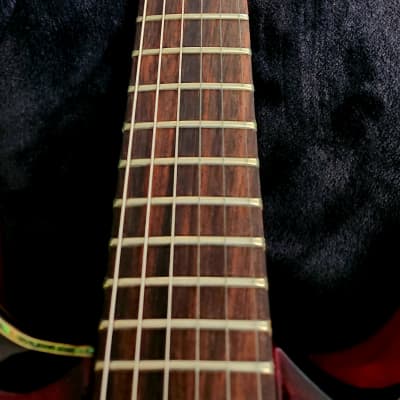 SJ Custom Guitars Santana based guitar,Seymour duncan pickups, Flame Mango top image 5