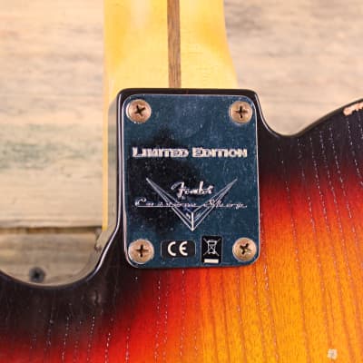 Fender Custom Shop P90 Telecaster Thinline Relic Chocolate 3-Color Sunburst image 7