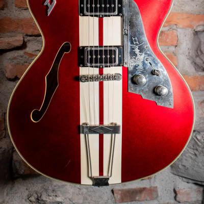 Duesenberg The Alliance Series Mike Campbell II Crimson Red Hollow Body Signature (Cod.1132) image 2