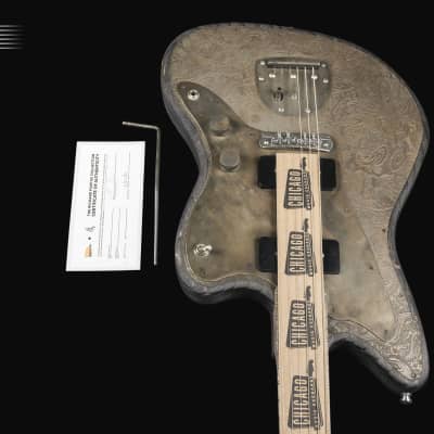 2010 James Trussart SteelMaster Antique Silver Paisley Richard Fortus Guns N' Roses Owned CHARITY image 5