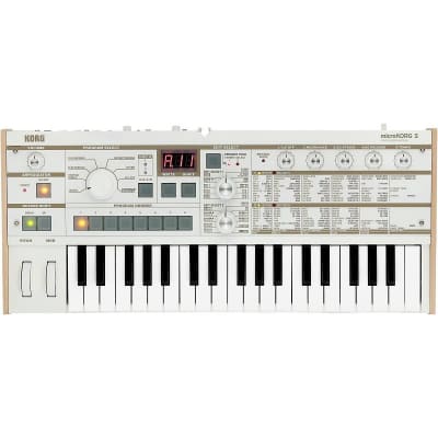 KORG microKORG S ホワイト 37鍵 Korg microKorg-S 37-Key Synthesizer/Vocoder | Reverb