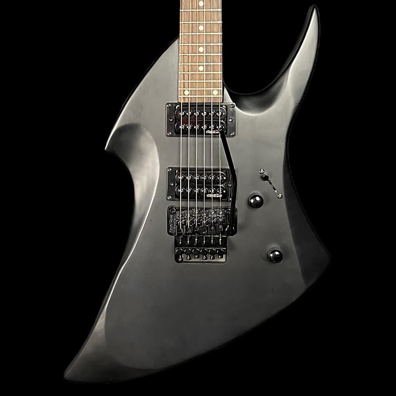 Vintage VMX Series WARP Electric Guitar in Satin Black Reverb