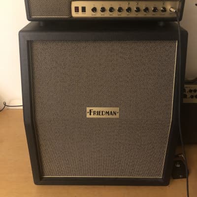 Friedman Runt 50 watt head and matching Gold 2/12 vertical | Reverb