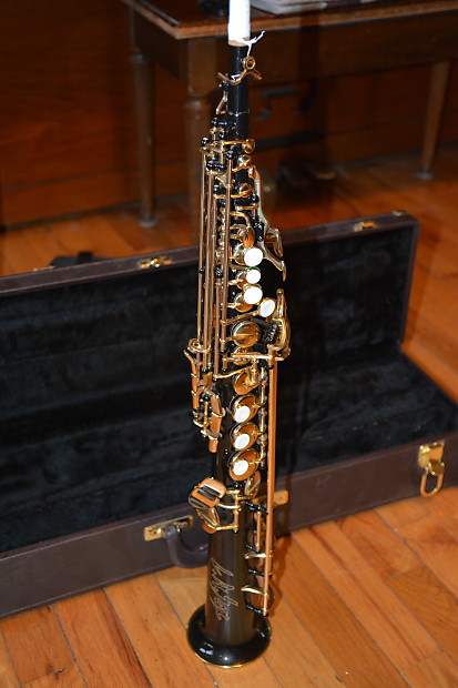 LA Sax Soprano Sax Model LA110 late 90s Black