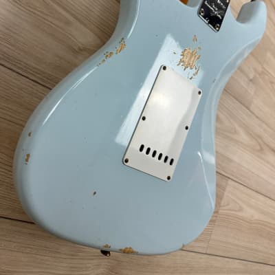 Fender Custom Shop Limited Edition 1956 Relic Stratocaster Faded Sonic Blue image 18