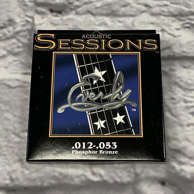 Everly 12-53 Acoustic Sessions Phosphor Bronze Guitar Strings image 1