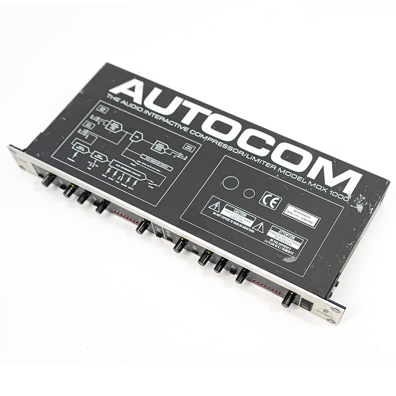 BEHRINGER MDX-1000 2chコンプレッサー・リミッター Behringer Autocom MDX 1000 Compressor / Limiter Rackmount